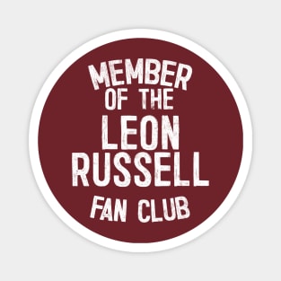 Leon Russell Fan Club Magnet